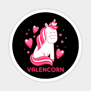 Valentine Unicorn Magnet